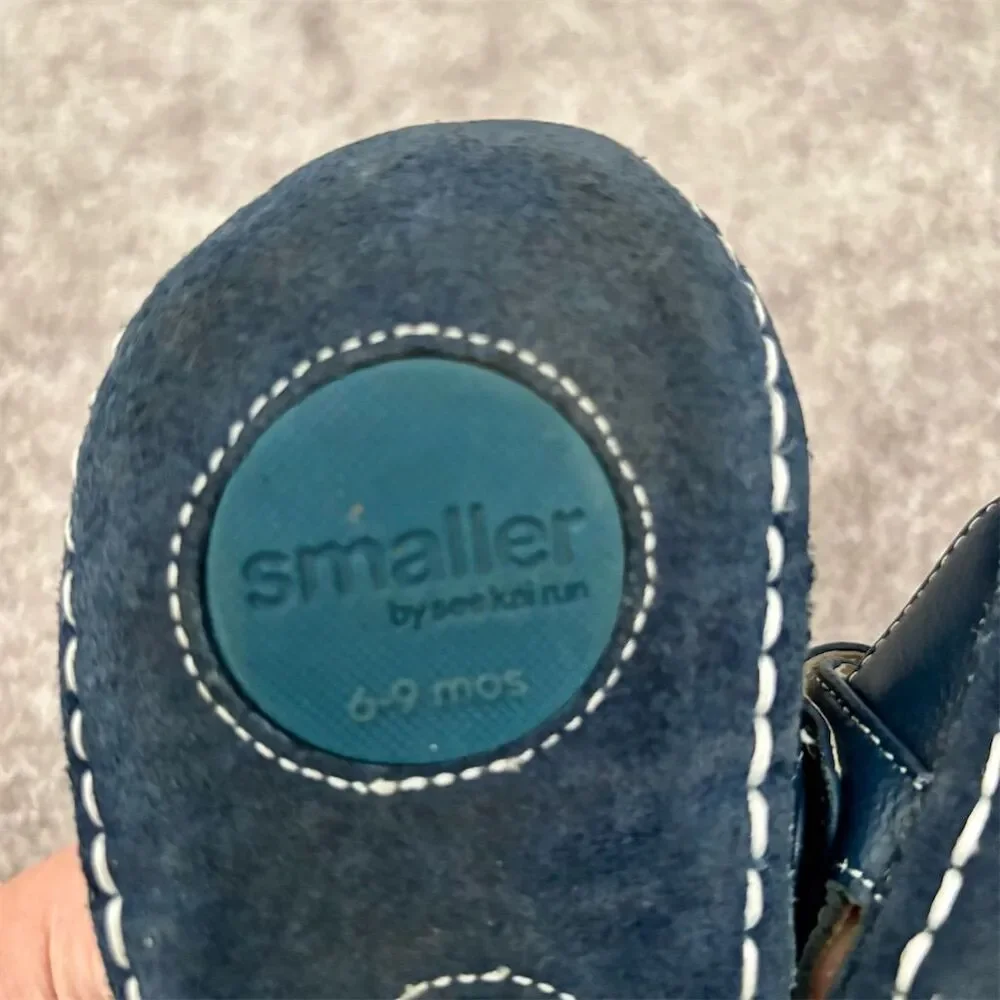 See Kai Run Infant Baby Shoes 6-9 Months Navy Blue Unisex